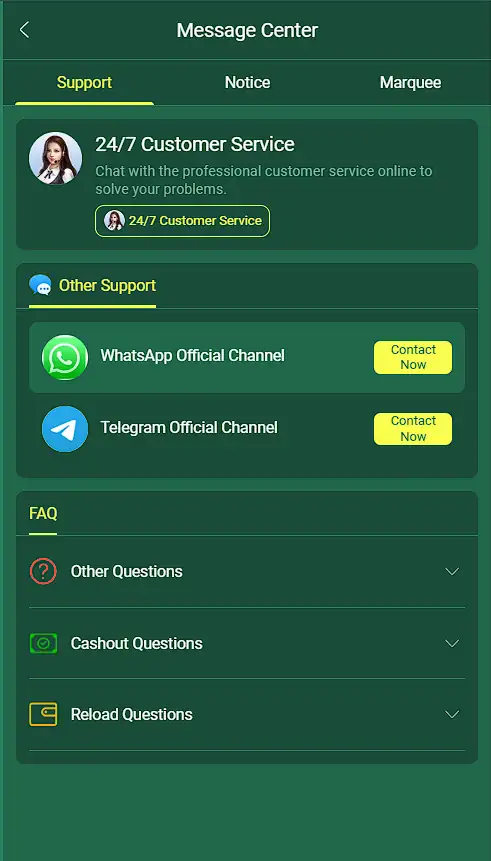 ZK777 Customer Support